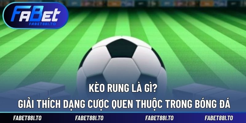 Kèo Rung Là Gì? Giải Thích Dạng Cược Quen Thuộc Trong Bóng Đá - yavin.lol